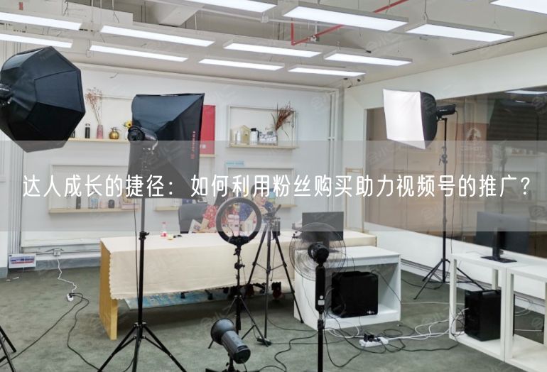 达人成长的捷径：如何利用粉丝购买助力视频号的推广？